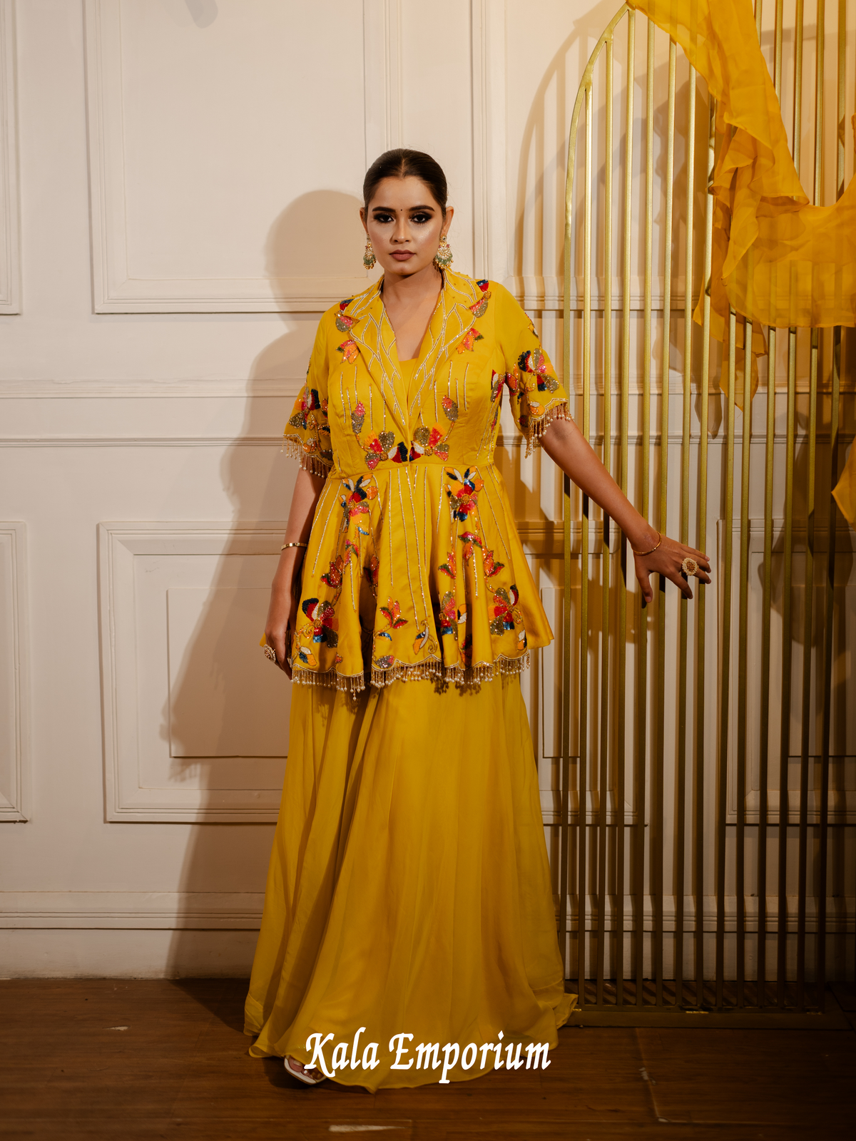 Sharara Co-ord With Cut Dana Work